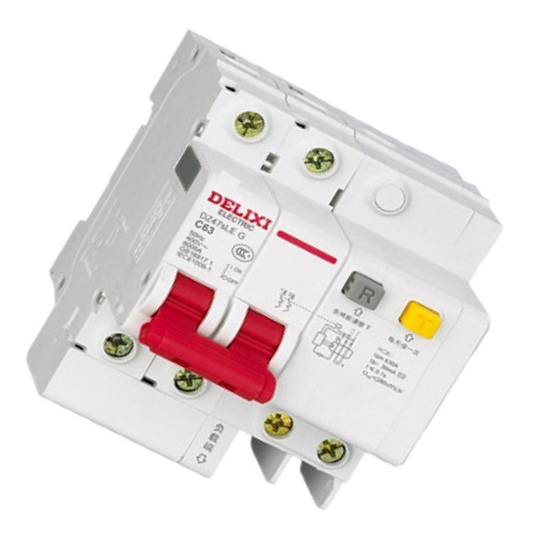 Delixi small leakage protector DZ47sLE 2P C type 20A DZ47SLEN2C20 Unit: individual