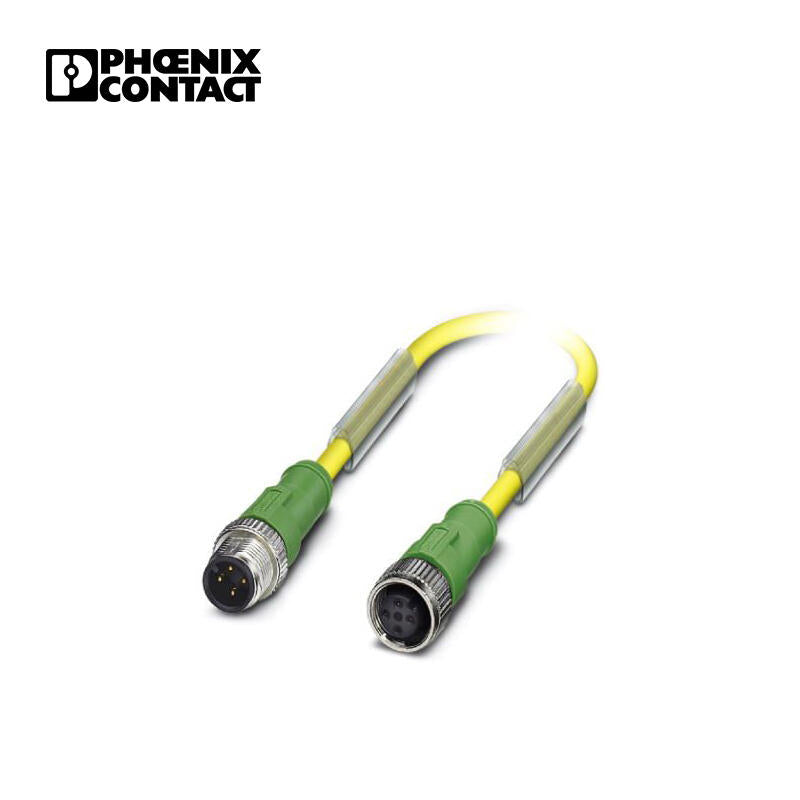 Phoenix sensor/actuator cable; SAC-4P-M12MS/ 1,5-PUR/M12FS D