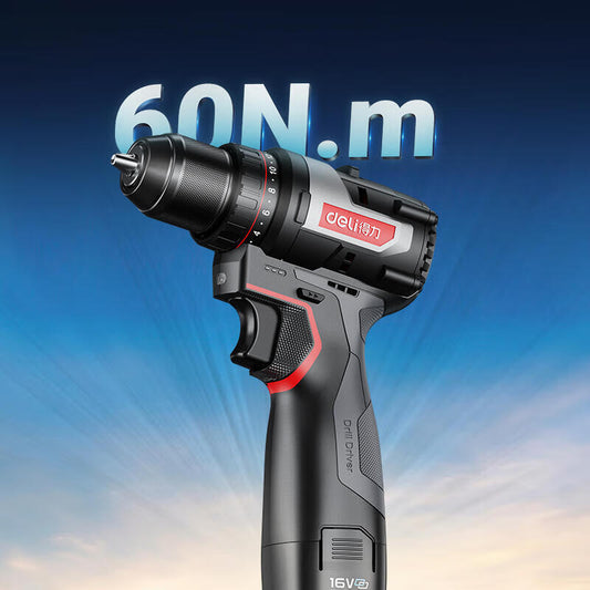 DELI Professional 16V Brushless Lithium Drill, DE-DZ16-1A2 (Charger)