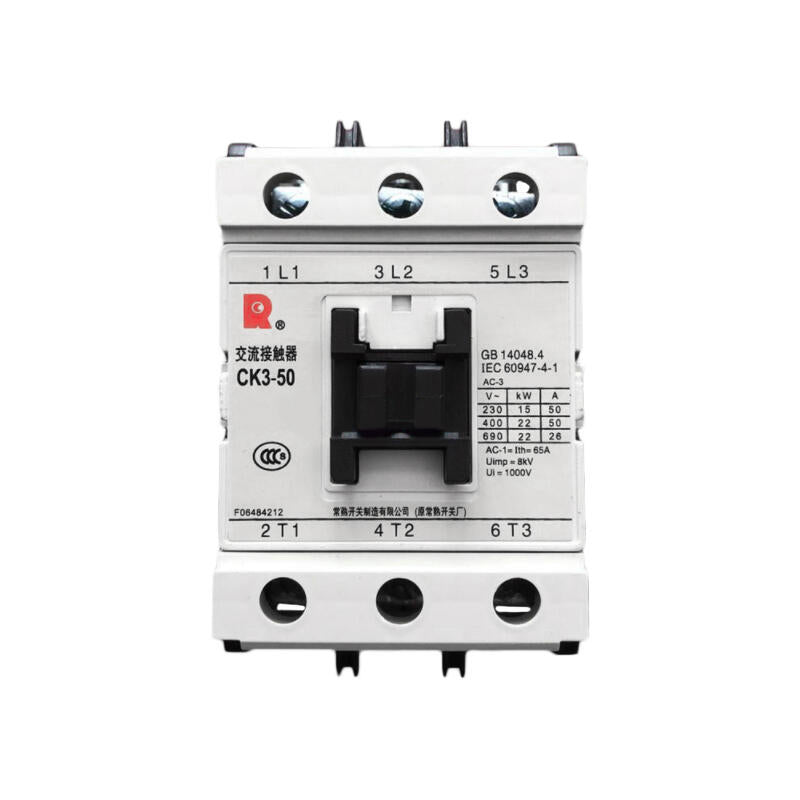 Changshu CK3-50/N5 Three-Pole AC Contactor 50A AC220/230V