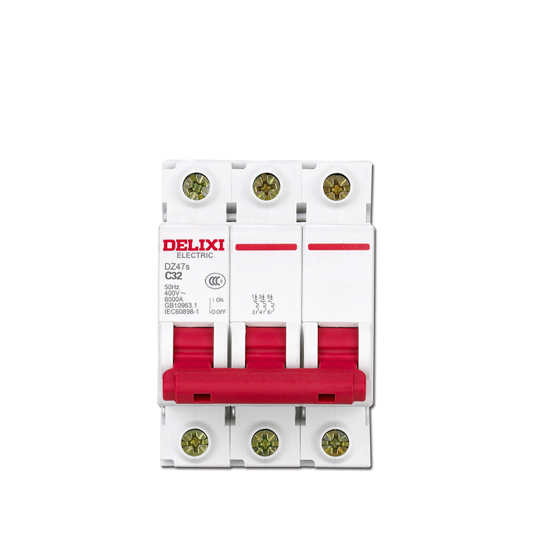 DELIXI ELECTRIC DZ47s C 3P 25A small circuit breaker air switch/piece (customized)