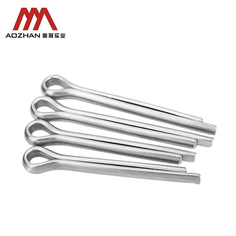 AOZHAN GB91 Stainless Steel 304 Cotter Pins, Hairpins, Whistle Pins, U-Shaped Pins, Steel Pins, Positioning Pins GPH M5.0*55 (450 pieces/box)