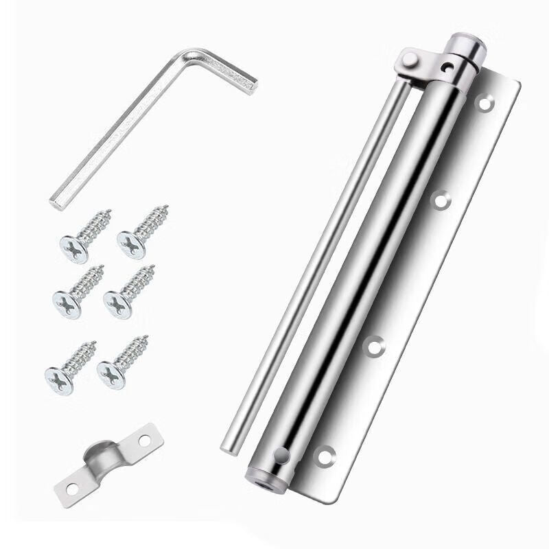 Deyu Products Door Closers, Automatic Door Closers, Lightweight In-Order Door Closers, Adjustable Springs, Silver