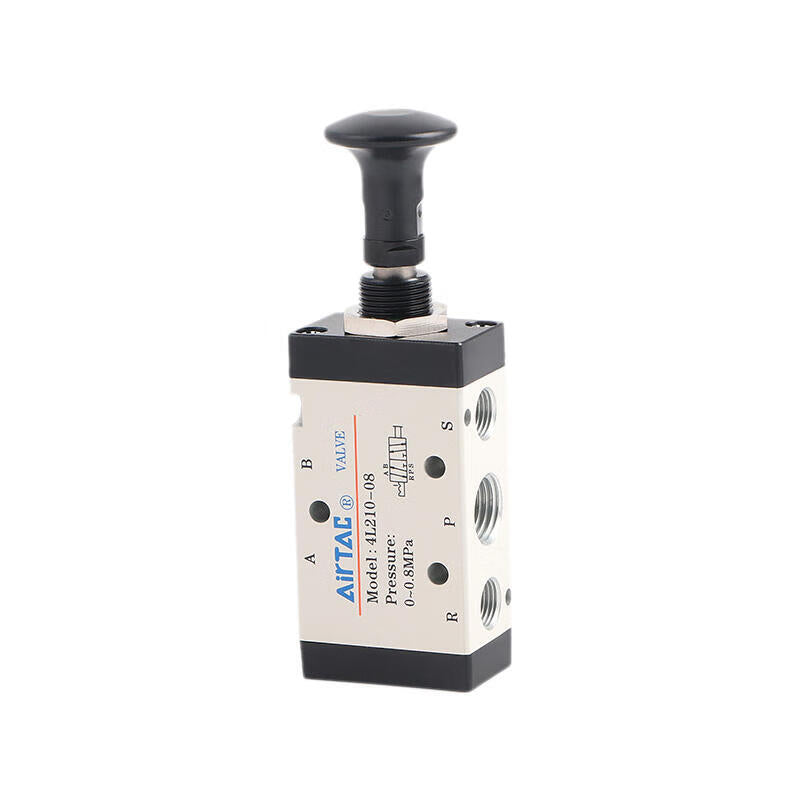 AirTAC 2-position 5-way hand-pull valve; 4L21008