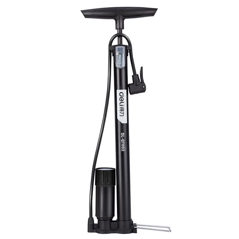 Deli Tools Dual-Pressure Air Pump with Gauge Φ38*600mm; DL-QT002