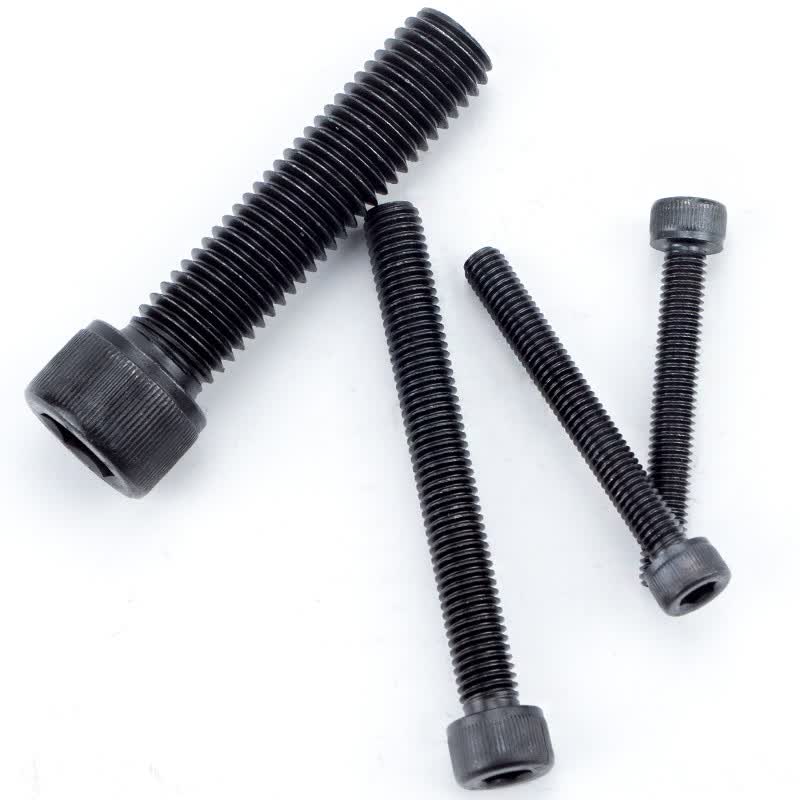 Bingyu BY-929 12.9 grade metric cup head socket head cap screw bolt DIN912 blackened M8-1.25x12 full thread 100 pieces/pack