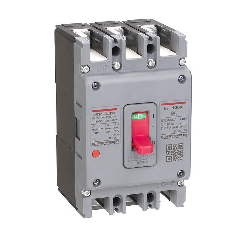 Delixi Electric CDM3-100N/3300 63A Molded Case Circuit Breaker