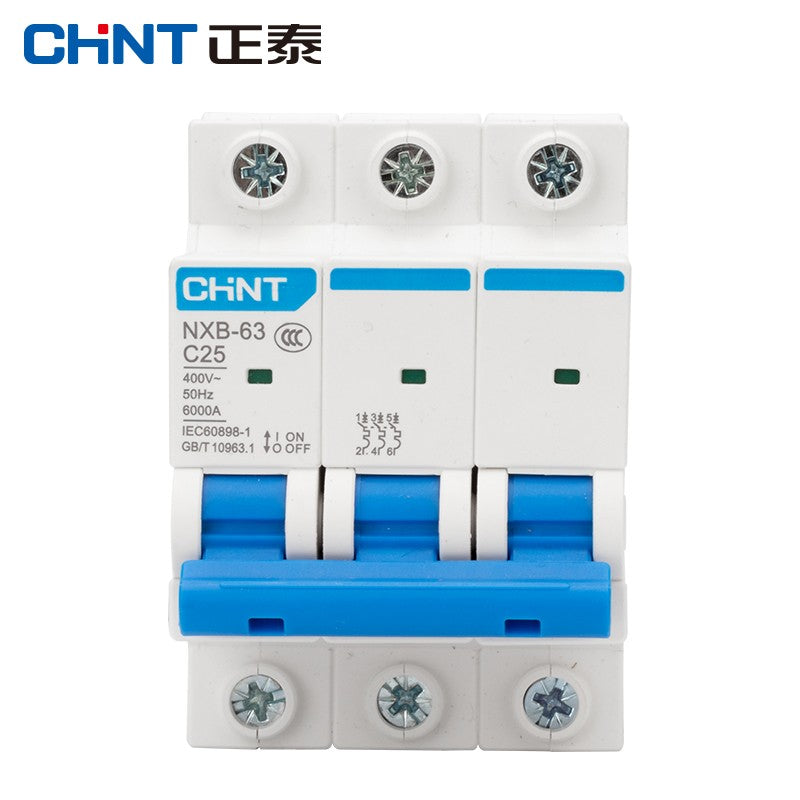 Chint (CHNT) NXB-63-3P-D25 industrial circuit breaker air switch