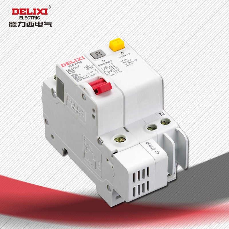 Delixi air switch leakage protector small circuit breaker DZ47sLE 1P+NC type 32A; DZ47SLEN1C32