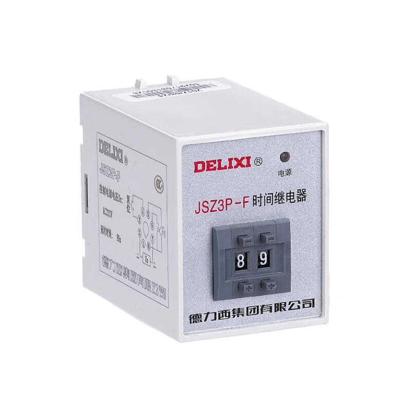 Delixi Electrical electronic time relay; JSZ3P-F 0.1S-9.9S DC24V