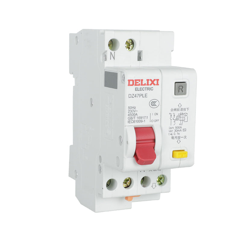 DELIXI ELECTRIC Leakage circuit breaker switch phase line + neutral line DZ47PLE 1P+NC 32A overvoltage/piece