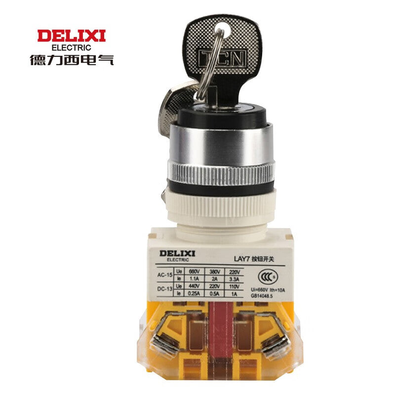 Key switch F DELIXI ELECTRIC LAY7-11Y-3