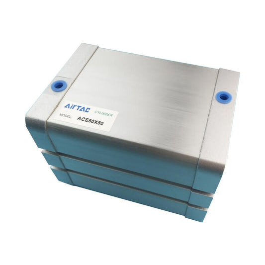 AirTAC compact cylinder, double acting, internal piston rod thread, with magnet; ACE80X45S