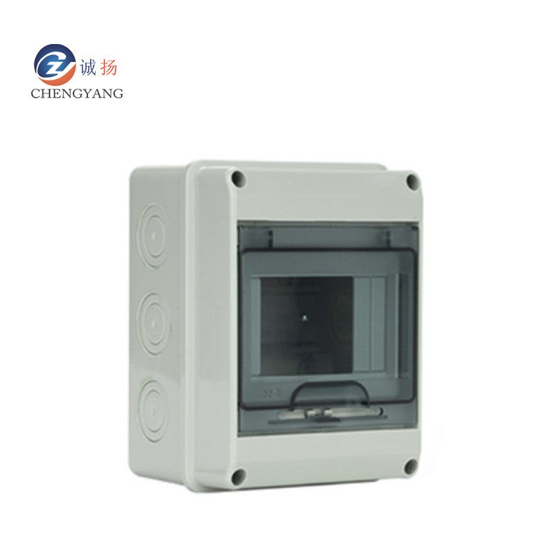 Chengyang CY-KGX exposed outdoor rainproof switch box universal junction box air switch box waterproof exposed plastic shell 3-5 circuit