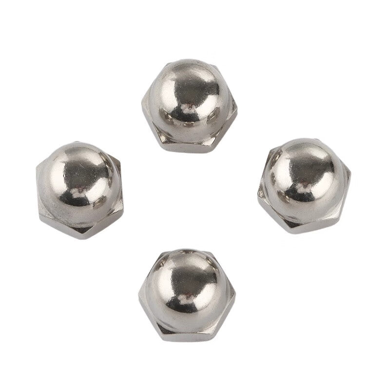 Yonghao Yinghong 304 Stainless Steel Cap Nuts, Cap Nuts, Screw Caps, Round Head Nuts, Nuts Customizable M12 (10 pieces) Package Price