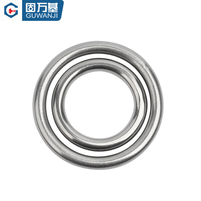 Guwanji GWJ-200 Ring Steel Ring, 304 Stainless Steel, Round Ring, O-ring, Hanging Ring, Solid Seamless Steel Ring, Hammock Yoga Connecting Ring, M6x100 [1 piece]
