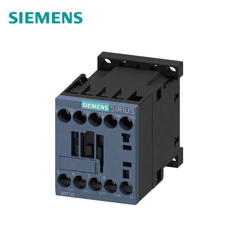 Siemens 3RT20151JB42 Power Contactor, 7A, 24VDC, 3-Pole