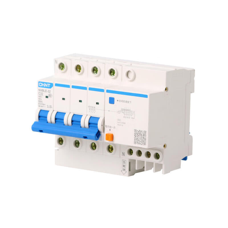 Chint residual current operated circuit breaker; NXBLE-32 4P D25 30mA 6kA