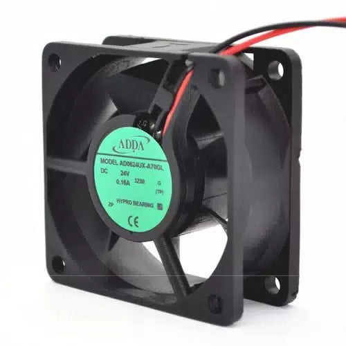 for ADDA AD0624UX-A70GL 60x60x25mm 6cm DC 24V 0.16A 2-wire Server cooing Fan [2]