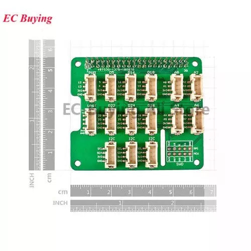 for Raspberry pi 2B/3B/3B+/zero Expansion Board Grove Base Hat ADC I2C STM [3]