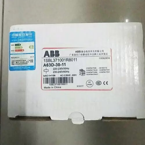 one ABB Contactor A63D-30-11 AC220V in box [1]
