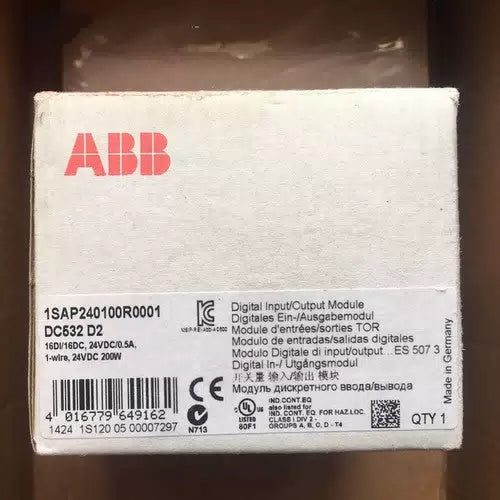 one abb DC532 1SAP240100R0001 Digital input/output module [3]