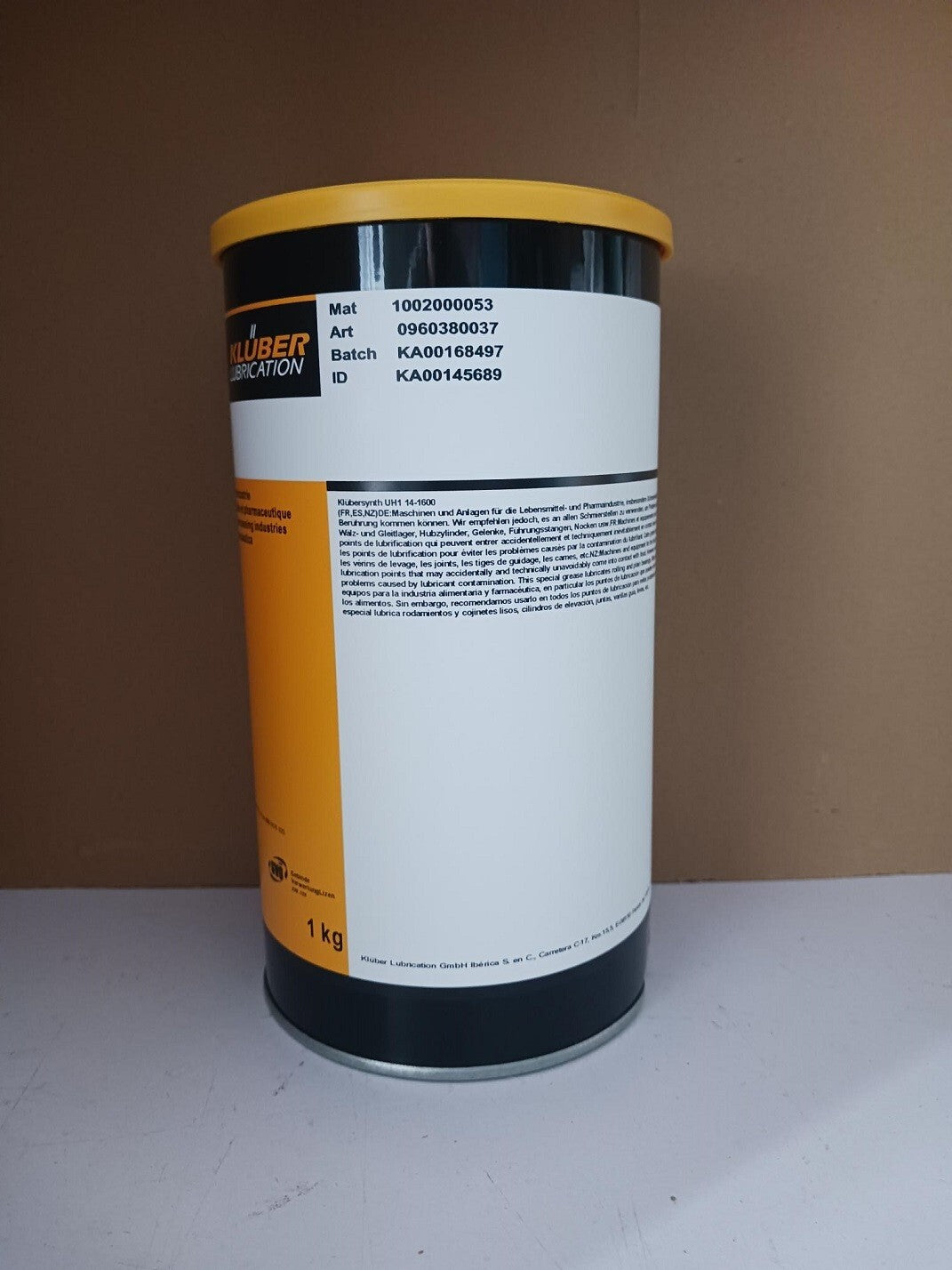 KLUBER Klubersynth UH1 14-1600 Grease 1Kg (2.2 LB)  free ship