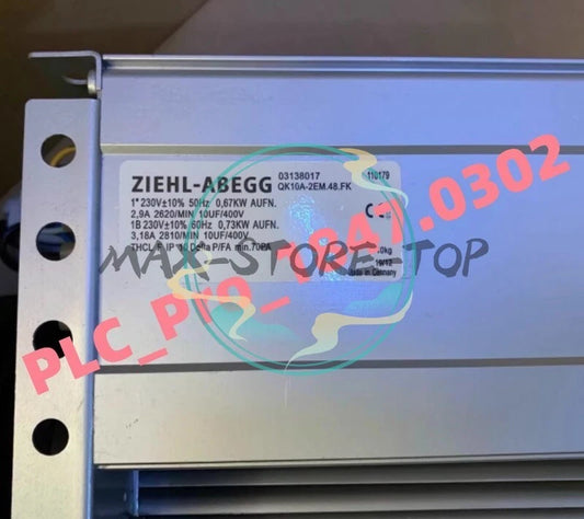 ZIEHL-ABEGG QK10A-2EM.48.FK Cooling Fan 230V 640W 2.8A 480MM Cross Flow Fan