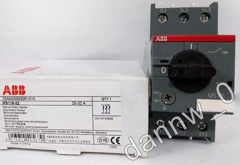 1PC  ABB 1SAM250000R1015 MS116-32 25-32A motor circuit breaker #P