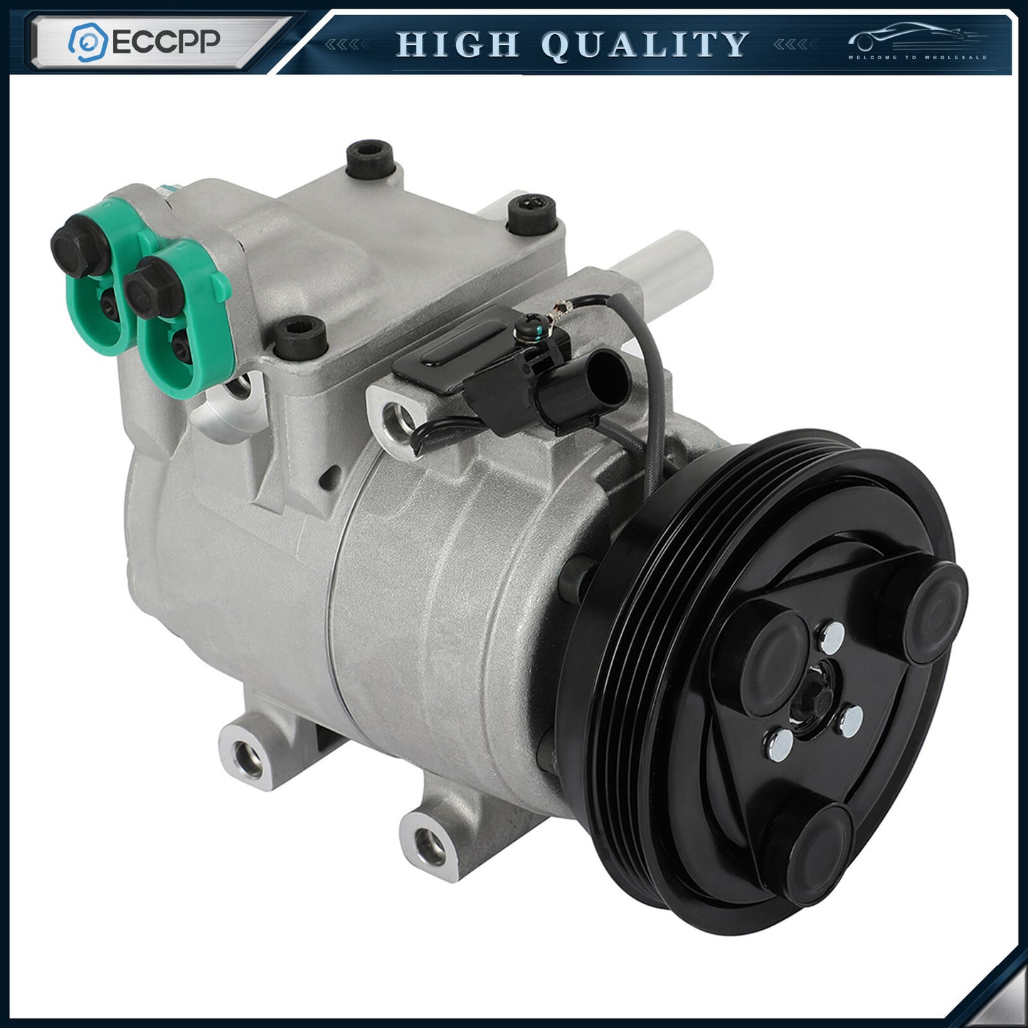 AC A/C Compressor Fits Hyundai Accent 1.6L 2001 2002 2003 2004 2005