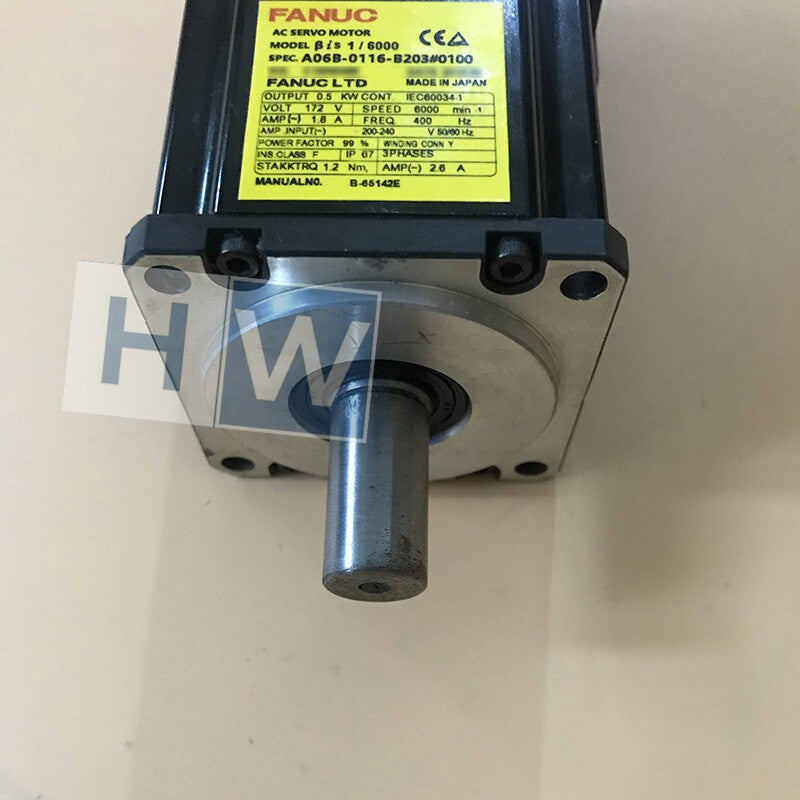 1PC Fanuc CNC Servo Motor A06B-0116-B203 A06B-0116-B203 #0100