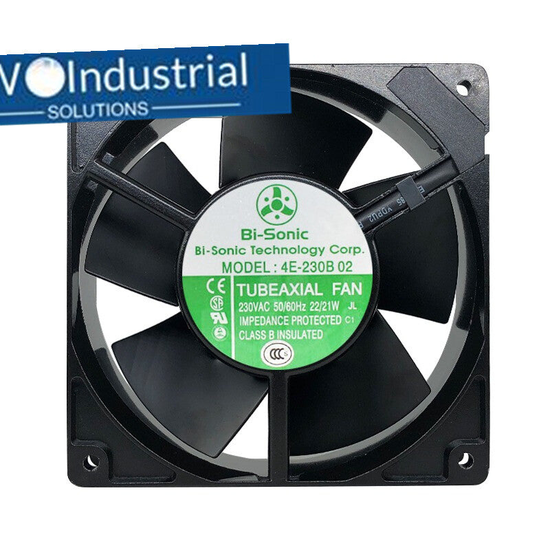 1PC 4E-230B 02 Bi-Sonic AC230V 12038 12CM All Metal Equipment Cooling Fan