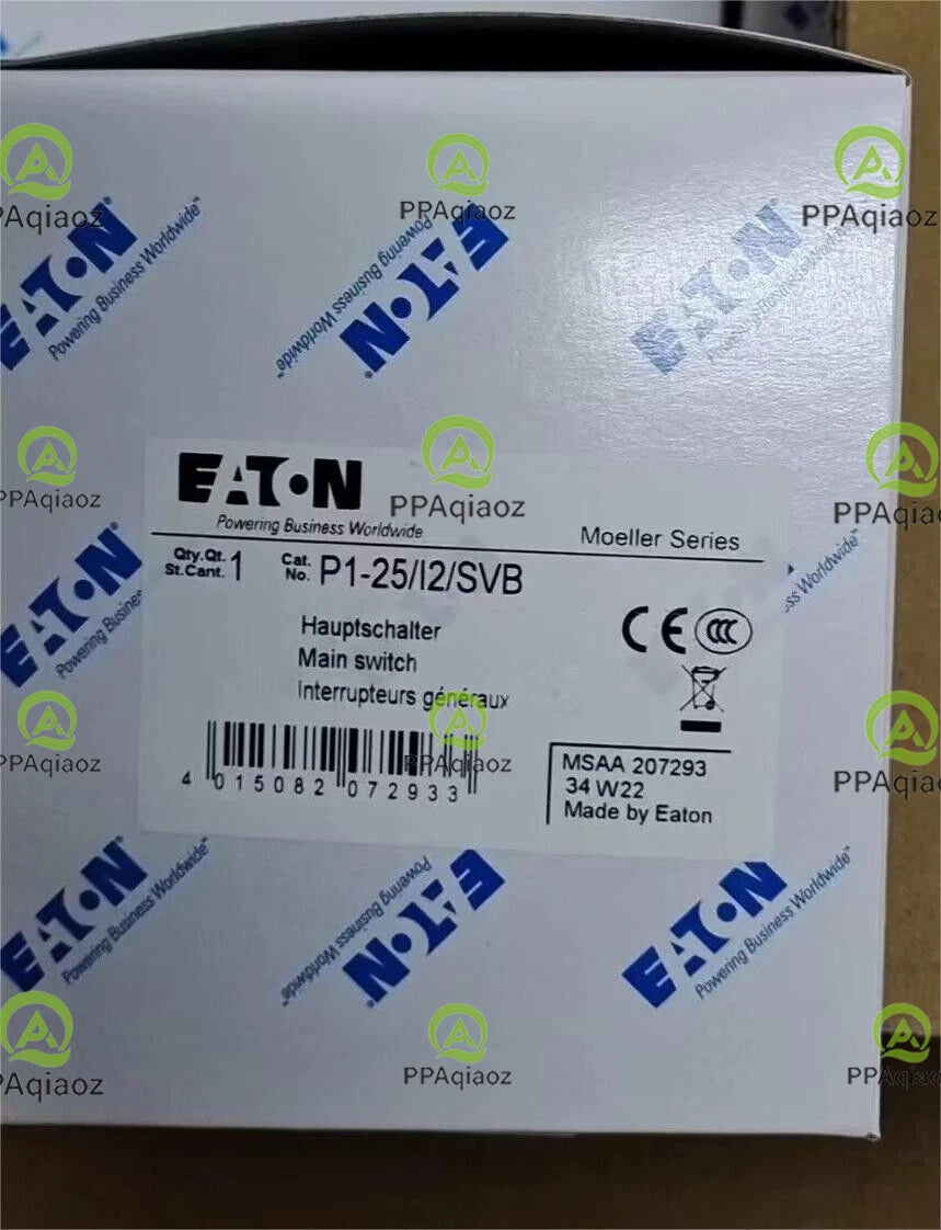 EATON    P1-25/I2/SVB  Main Switch . . ship
