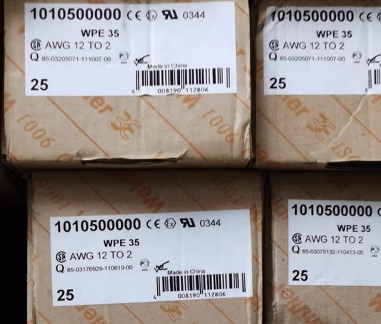 25pcs Weidmuller 1010500000 Terminal Block  WPE 35