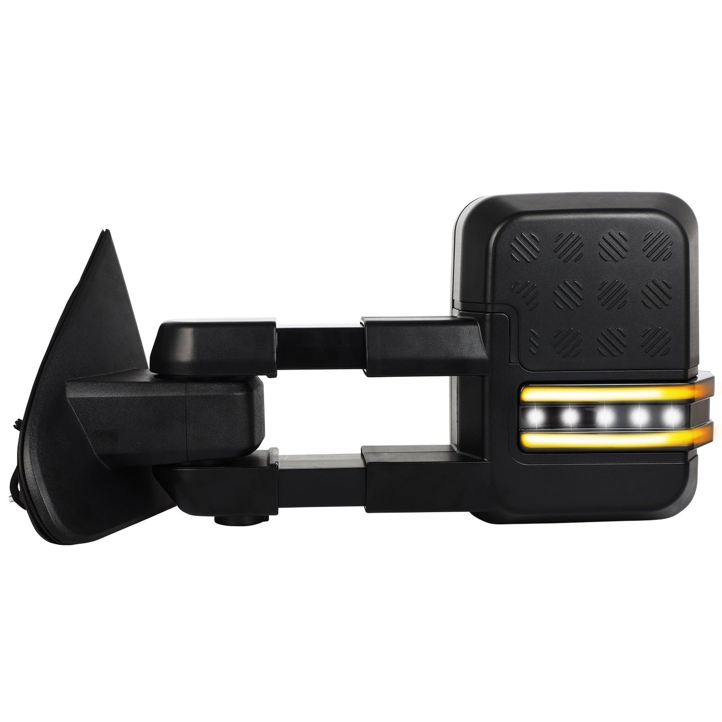 Power Heated LED Turn Signal Light Tow Mirrors For 14-18 Chevry Silverado Sierra
