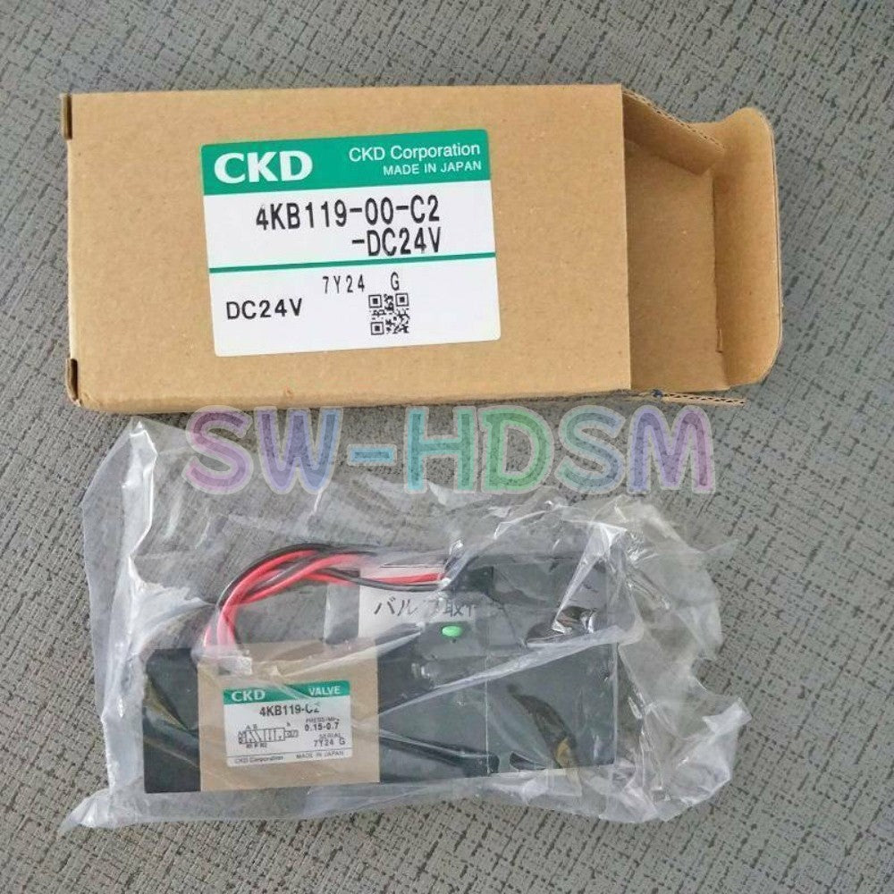 1PCS  for CKD 4KB119-00-C2-DC24V Solenoid Valve Freight Free