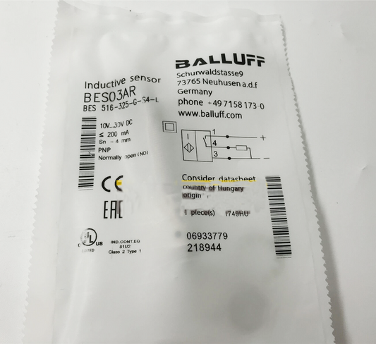 For BALLUFF BES 516-325-G-S4-L（BES03AR）Inductive Standard Sensors PNP