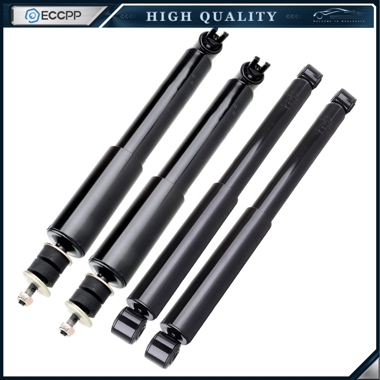 3" Rear Leveling Kit & Complete Struts Shocks For Silverado Sierra 1500 2WD Only