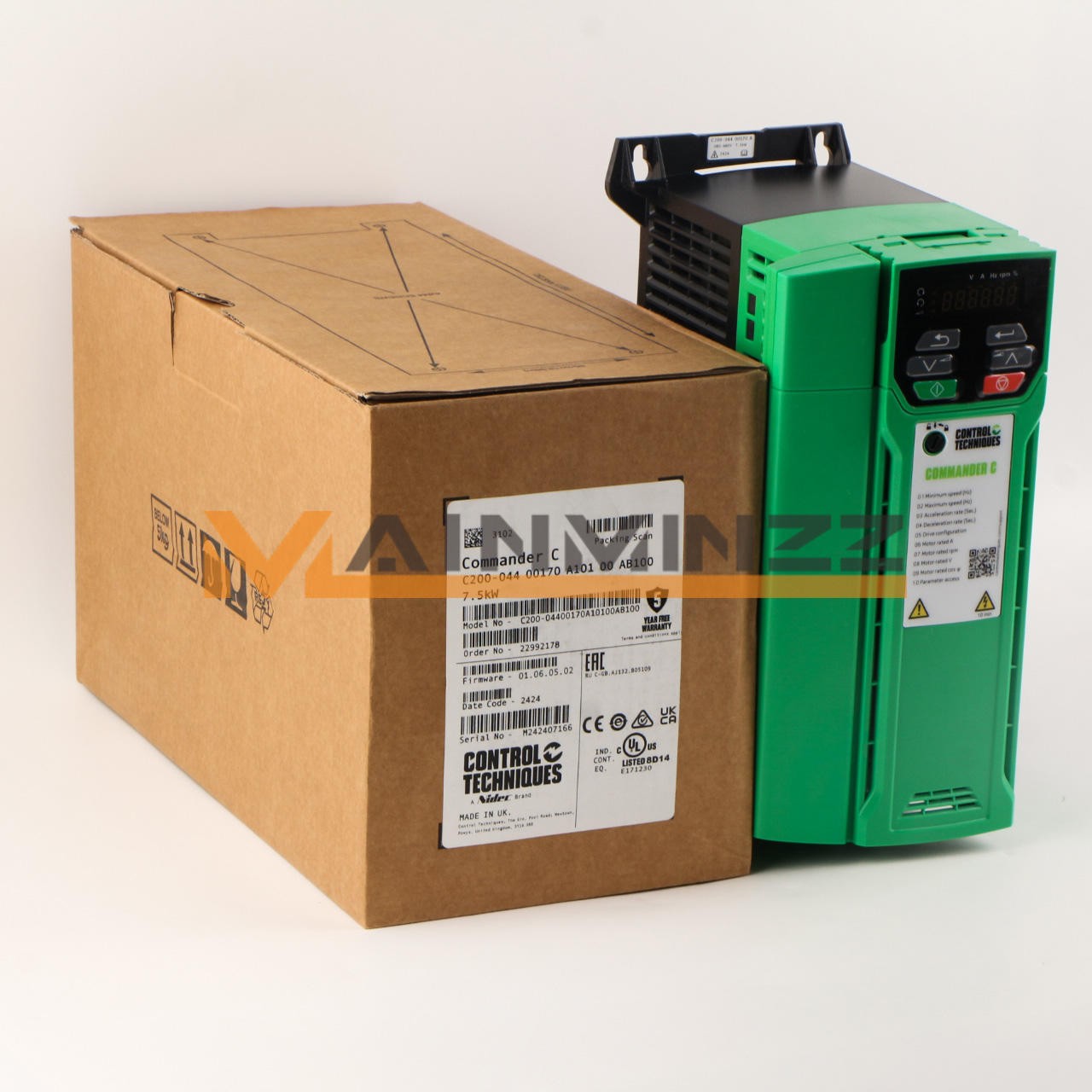 1PC  Nidec 7.5KW C200-04400170A C200-044 00170 A101 00 AB100 Fast delivery