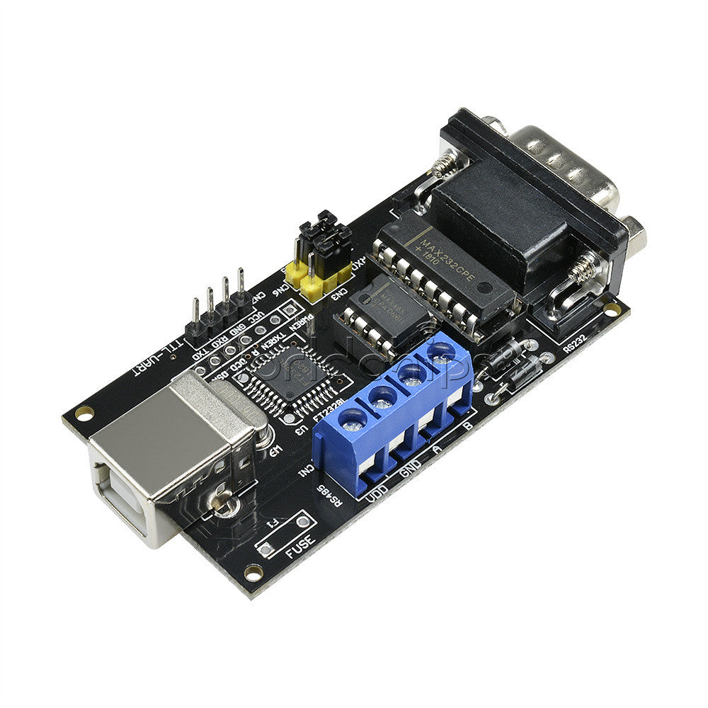 USB to Serial RS232/UART RS485/TTL DB9 Converter Adapter Module  FT232BM/BL
