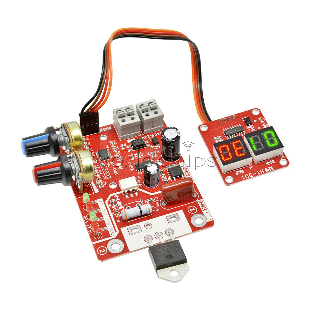 100A Spot Welder Machine Controller Time Current Control Digital Board US