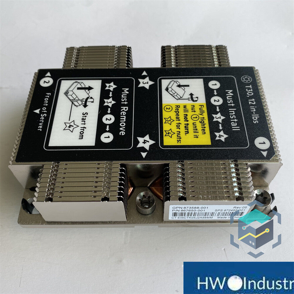 1/piece  HP 360 DL360 G10 Cooling Kit Radiator 872452-001 + Fan 875283-001