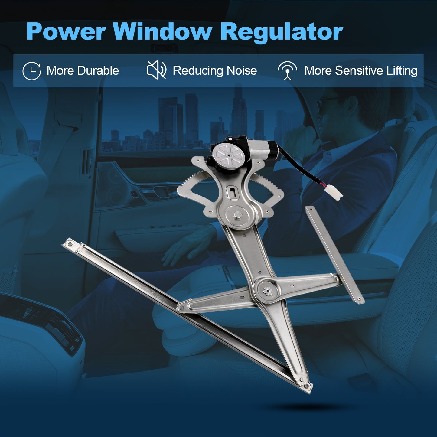 For 2003-2008 Toyota for Corolla Front RH Side Window Regulator w/ Motor