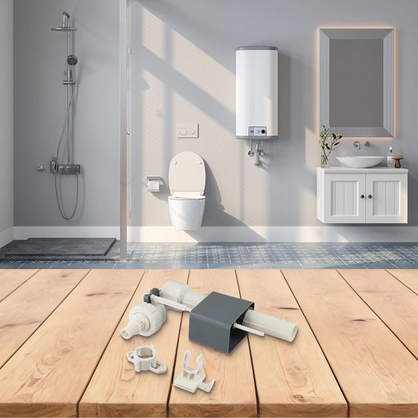 Reliable Bathroom Water Tank Inlet Valve Suitable for Any Toilet Style