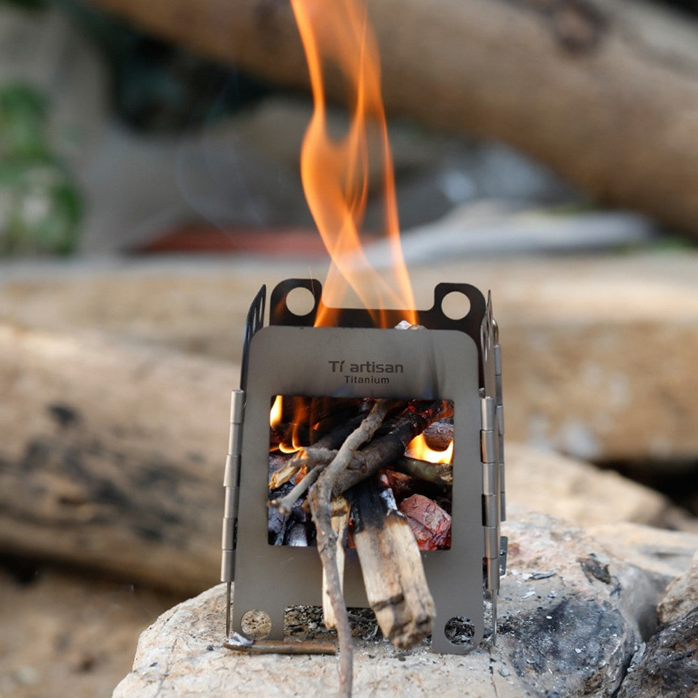 Innovative Folding Wood Stove For Sustainable And Safe Outdoor Cooking