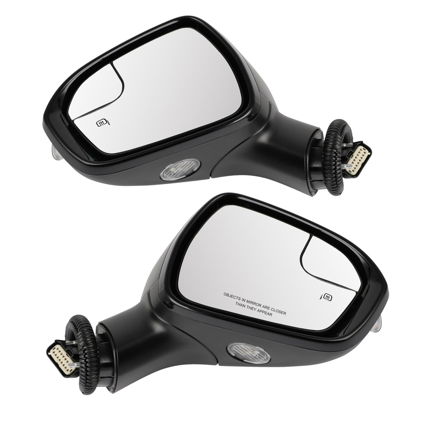 Pair Mirrors Set For 2018 Ford Fusion Heated w/Signal Lamp+Memory+Puddle Light
