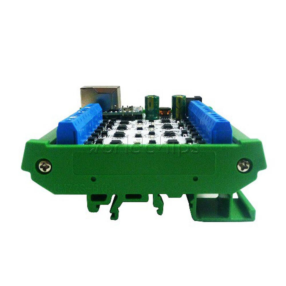 8CH DC12-24V Ethernet Network RJ45 to 8 Port RS485 HUB Converter For UDP TCP Mod