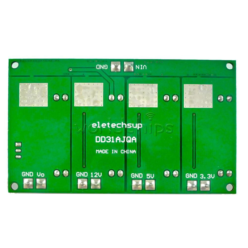 Adjustable 3.3V 5V 12V DC-DC Step-Down Buck Converter Power Module 3A 4 Channel