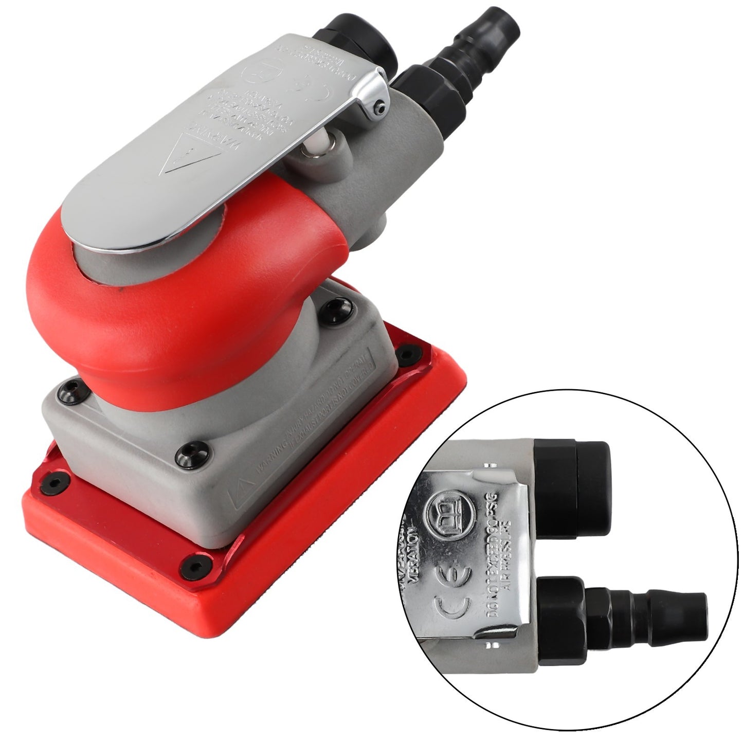 Square Air Sander with 0 6 0 8Mpa Working Air Pressure for Smooth