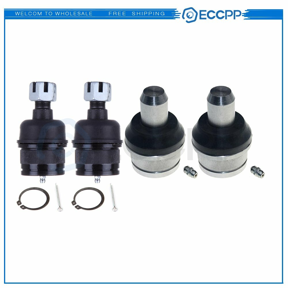 4pcs Front Upper Lower Ball Joints Kit Fits 1999-2012 Ford F-250 350 Super Duty